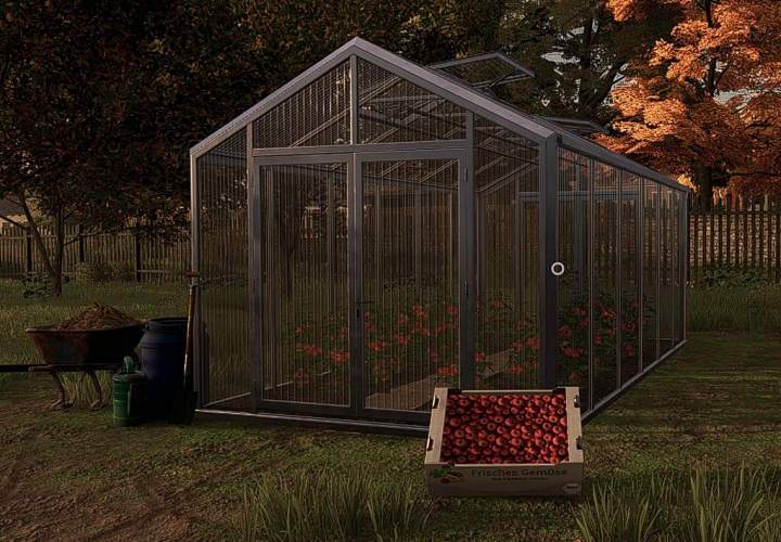 fs22-mods,  Tomato Greenhouse for the Hof Bergmann v1.0.0.0