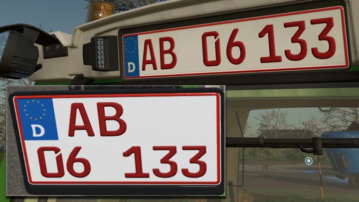 Image: German Licenseplate Incl. Shorttime And Season v1.0.0.0 0