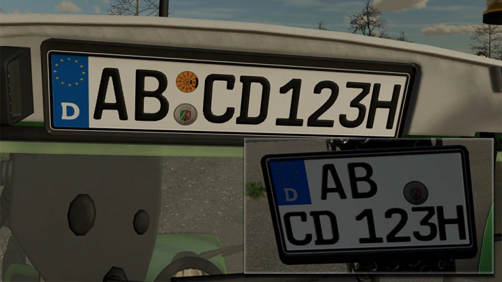 Image: German Licenseplate Incl. Shorttime And Season v1.0.0.0 1