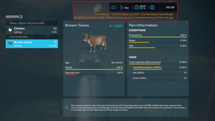 Image: Realistic Animal Losses v1.0.0.0 1