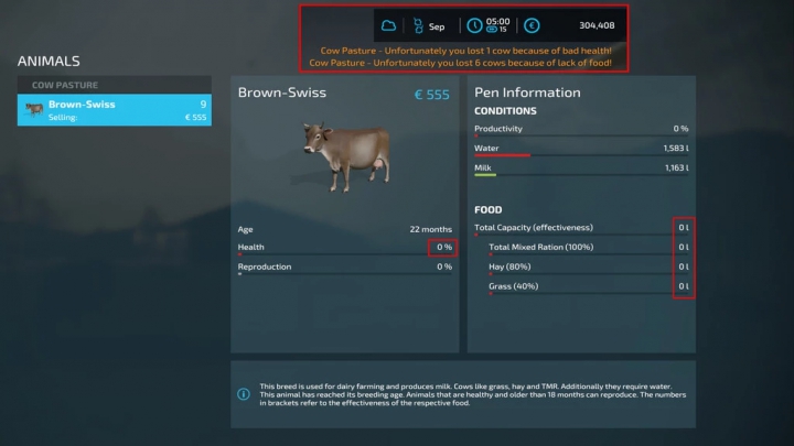 Image: Realistic Animal Losses v1.0.0.0 2