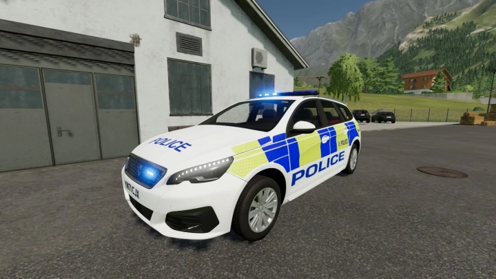 fs22-mods,  UK Police Peugeot 308 SW 2021 v2.0.0.0