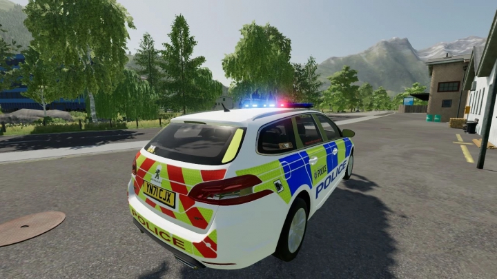 Image: UK Police Peugeot 308 SW 2021 v2.0.0.0 2