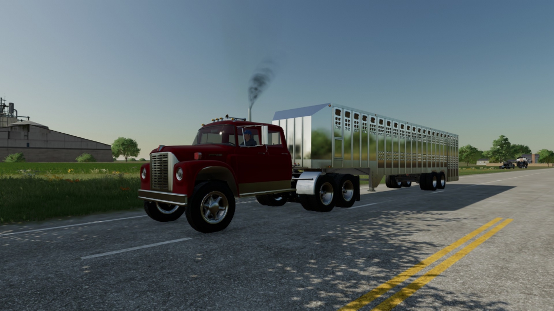 International Loadstar 4 Door Semi Truck