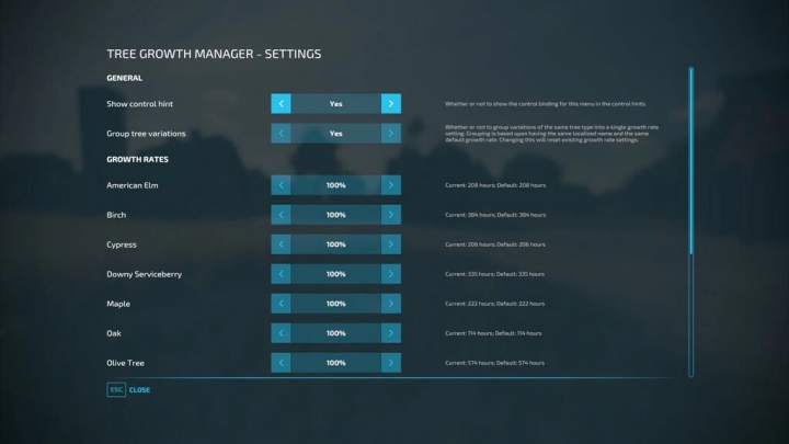 Image: Tree Growth Manager v1.1.1.0 2