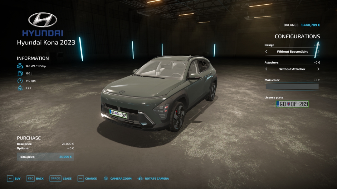 Hyundai Kona 2023 v1.0.0.0