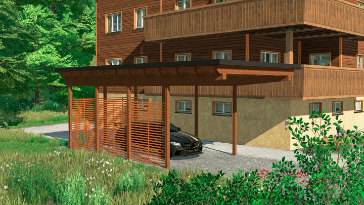 Wooden Carport