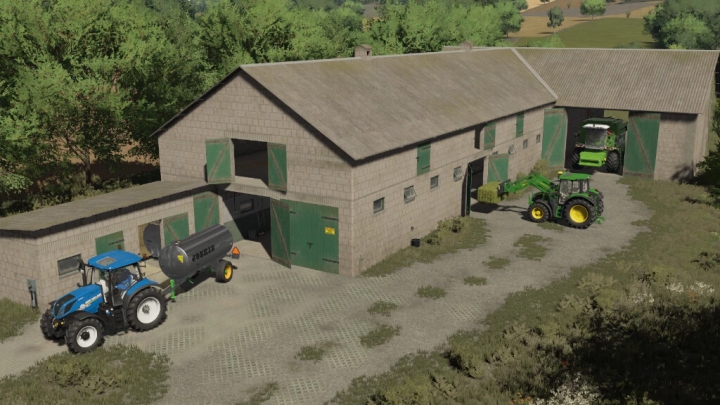 fs22-mods,  Big White Cow Barn v1.0.0.0