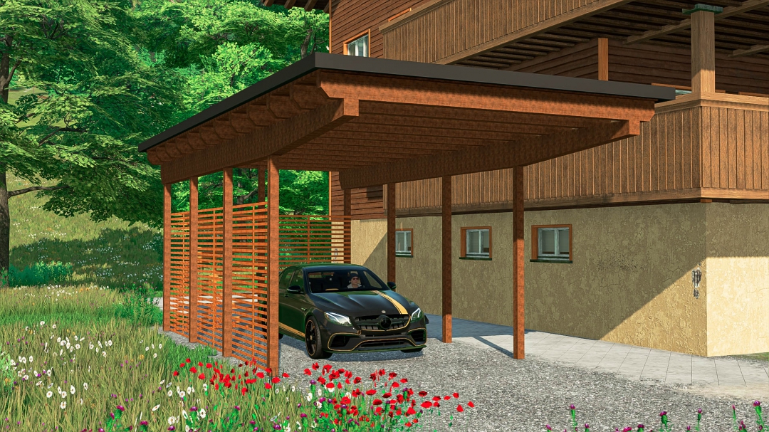 Wooden Carport