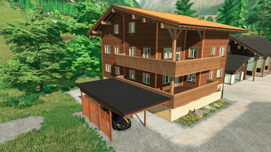 Wooden Carport