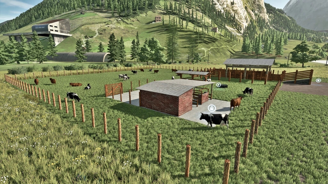 Cow Pasture With Milking Barn v1.0.0.0