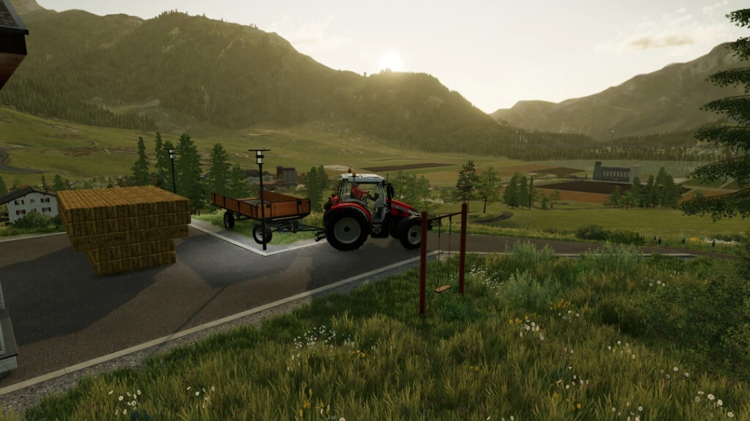 Lizard Small SquareBale Autoloadtrailer v1.0.0.0