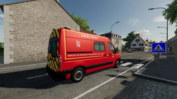 fs22-mods,  VSAV pompiers Renault master FS22 v1.0.0.0