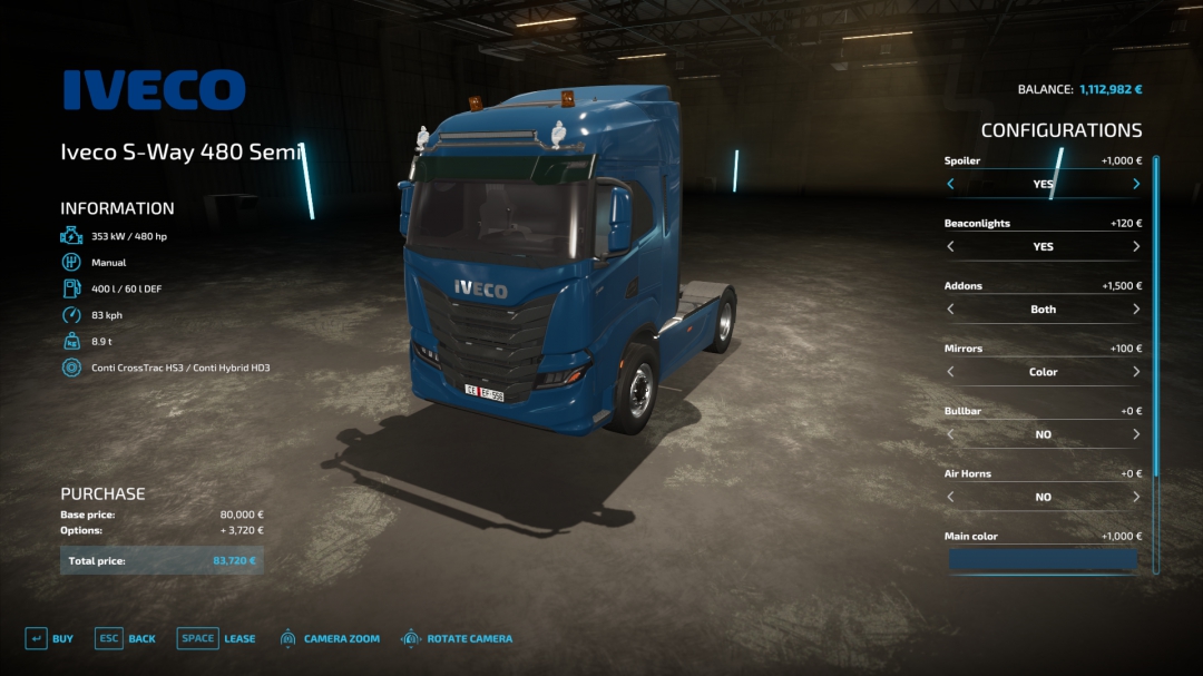 Iveco S-Way 480 Semi v1.0.0.0