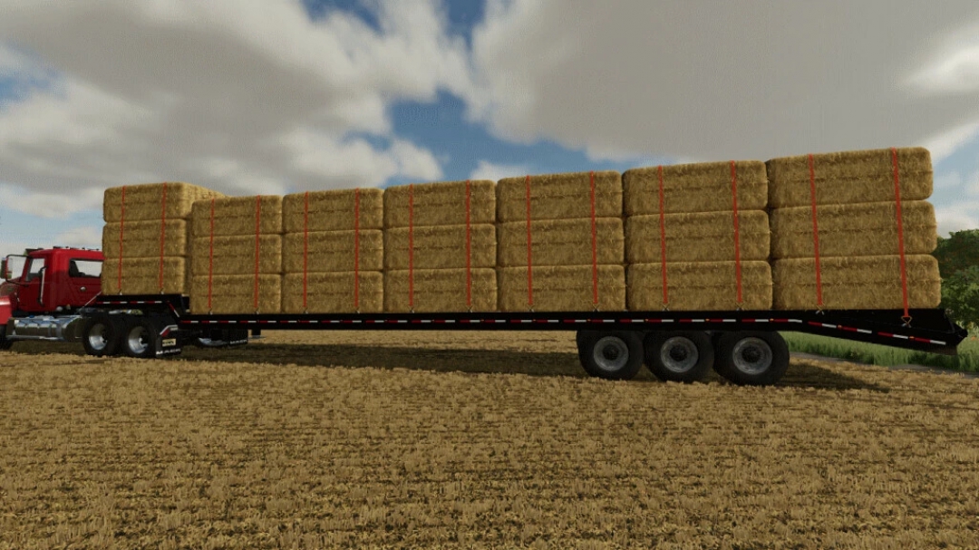 53' Dropdeck Trailer Autoload Bales v2.0.0.0