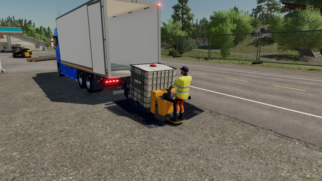 Scania with tail lift v1.0.0.0