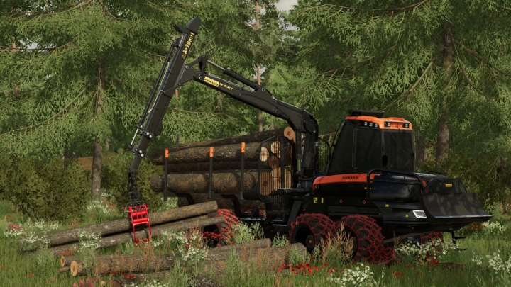 fs22-mods,  Ponsse Bison Active Frame Shuttle v1.0.1.1