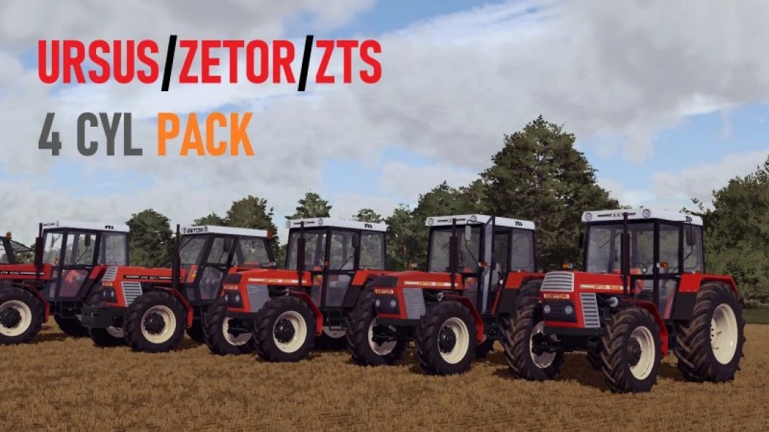 FS22 URSUS/ZETOR/ZTS 4 CYL PACK v1.0.0.0