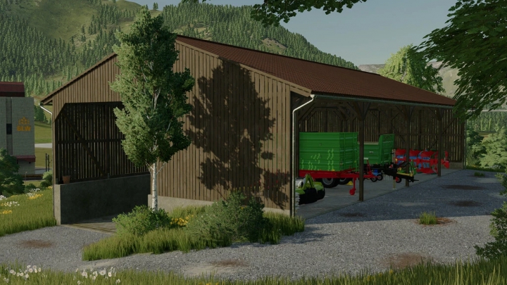 fs22-mods,  Bunker Silo With Roof v1.0.0.0