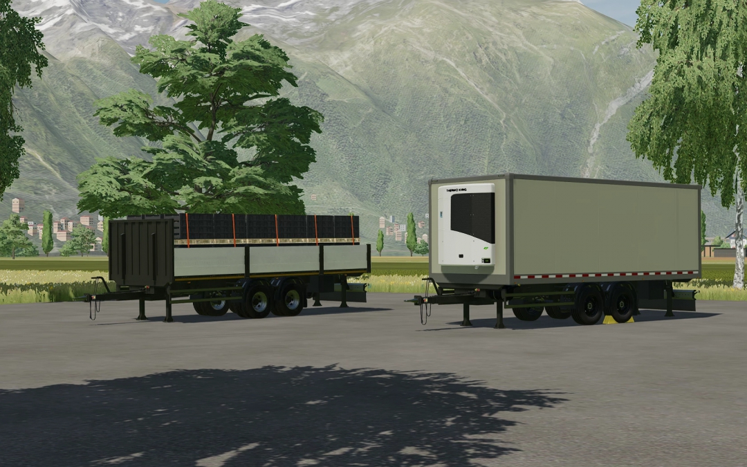 Fs22_Edm_VolvoTrailer_Long Version with Autoload V1.0