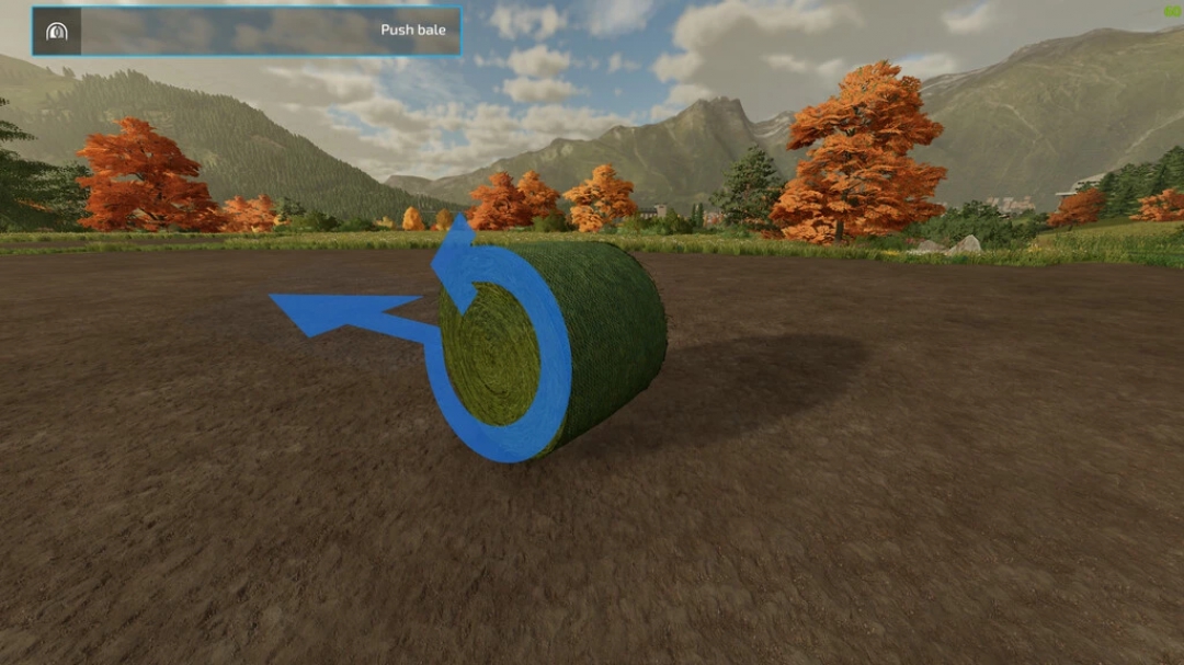 Push Round Bales v1.1.0.0