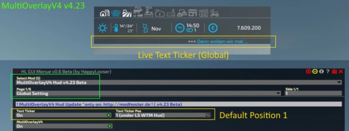 Image: MultiOverlay Hud v4.23 Beta 7