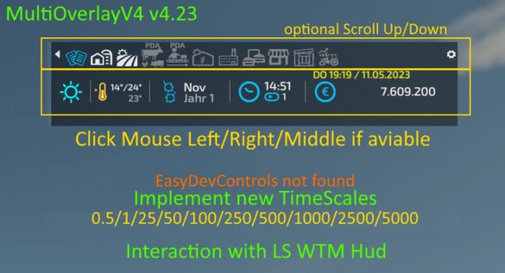 Image: MultiOverlay Hud v4.23 Beta 0