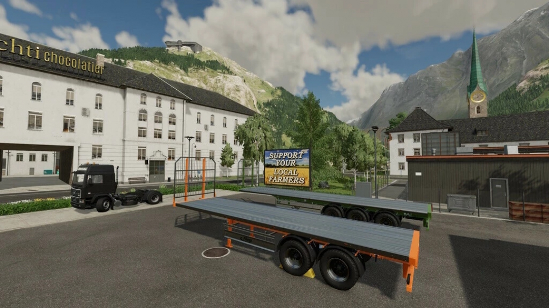 Fliegl Flatbed Semitrailer v1.0.2.0