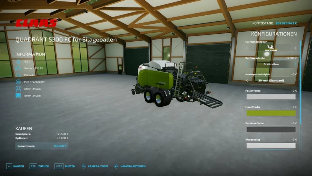 Silage-Quaderballen Presse v1.0.0.0