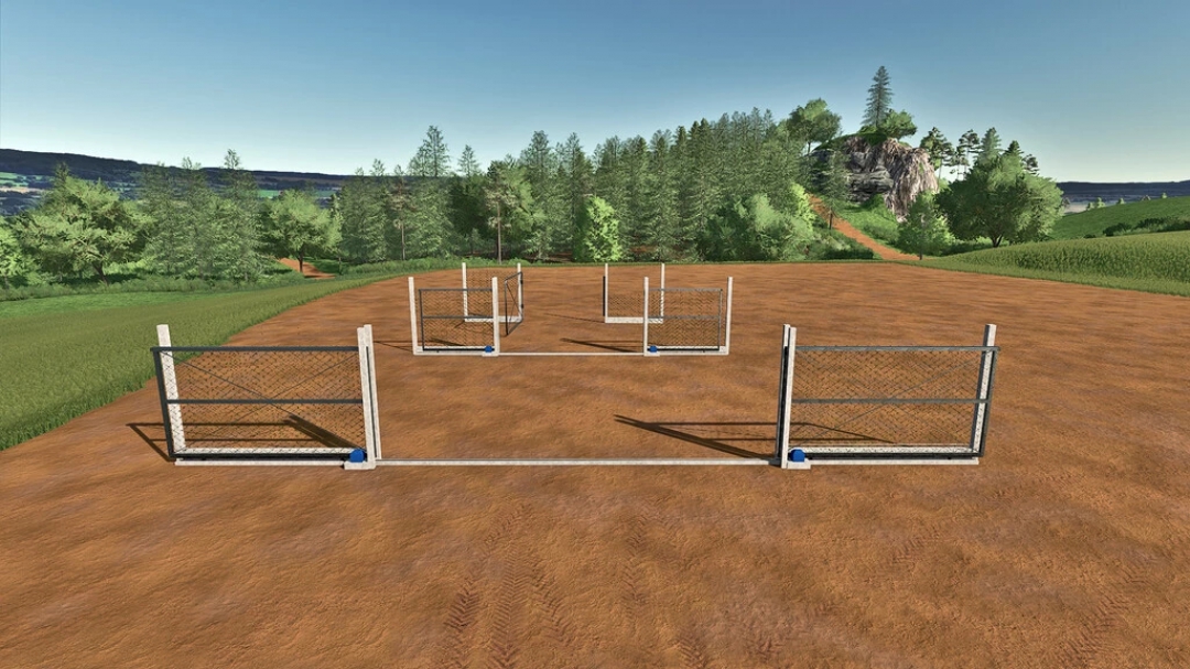 Wired Fence And Rail Gate v1.0.0.0