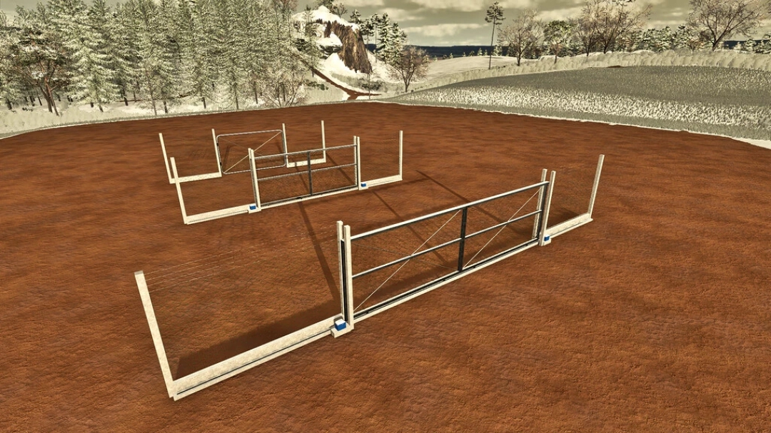 Wired Fence And Rail Gate v1.0.0.0