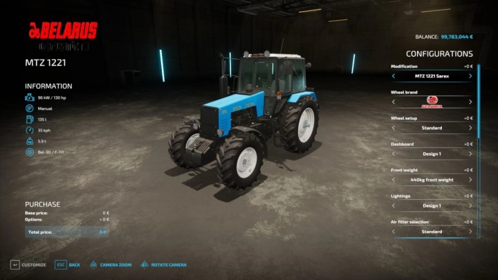 fs22-mods,  MTZ 1221 v1.3.0.0