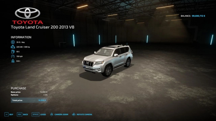 fs22-mods,  Toyota Land Cruiser 200 2013 v1.0.0.0