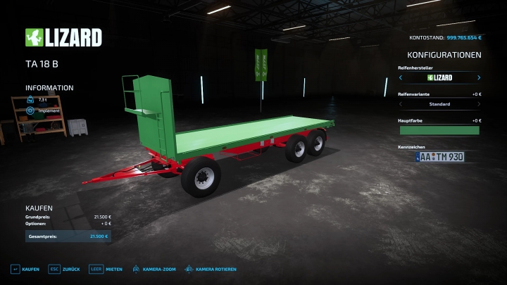 fs22-mods,  Lizard TA18 v1.0.2.1