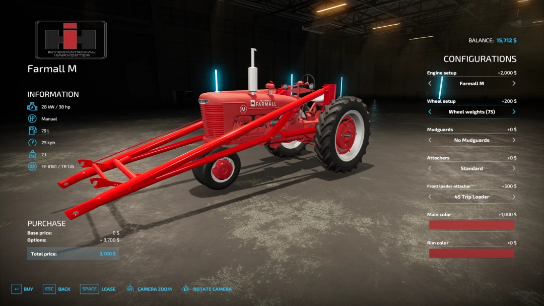 Farmall M pack