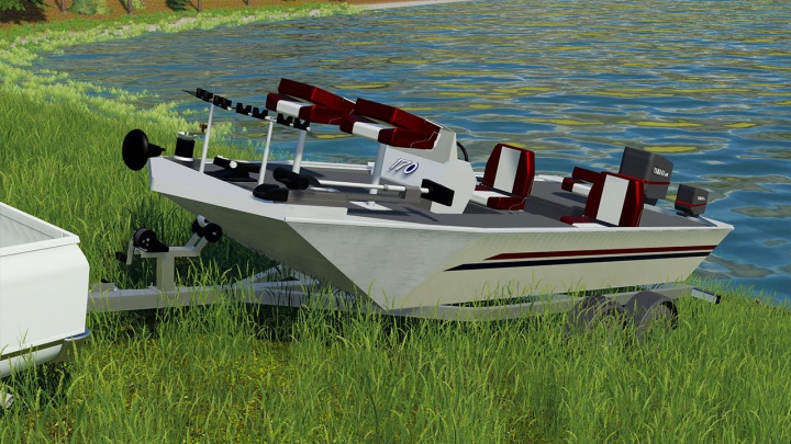 fs22-mods,  Prop Fishing Boat on Trailer