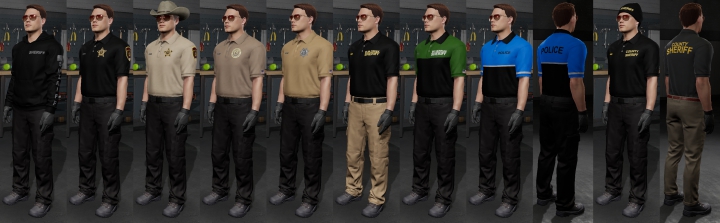 fs22-mods,  Wardrobe Plus Law Enforcement Pack