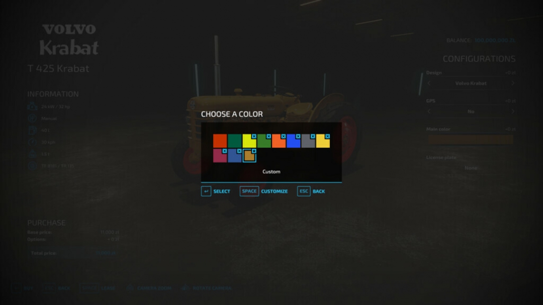 Colour confogurator v1.4.0.0