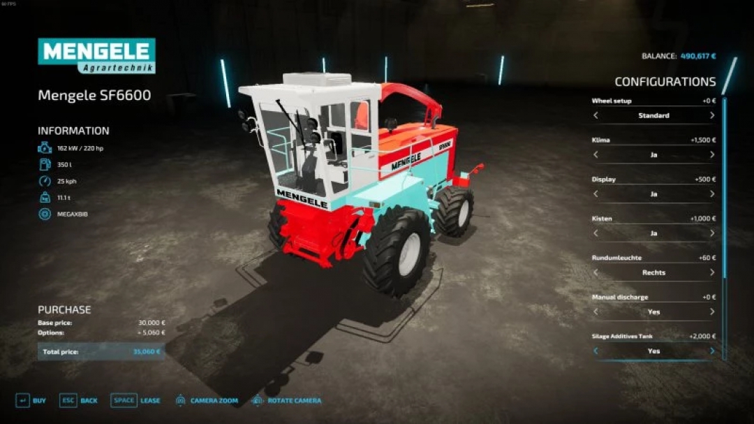 FS22 Mengele SF6600 pack v1.0.0.0