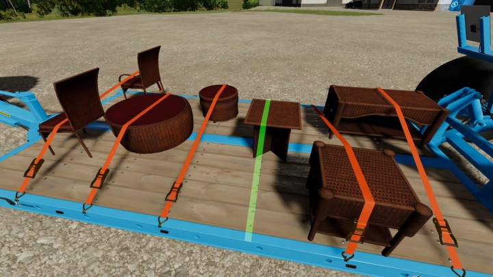 Image: FS22 Wicker Patio Set v1.0.0.0 1