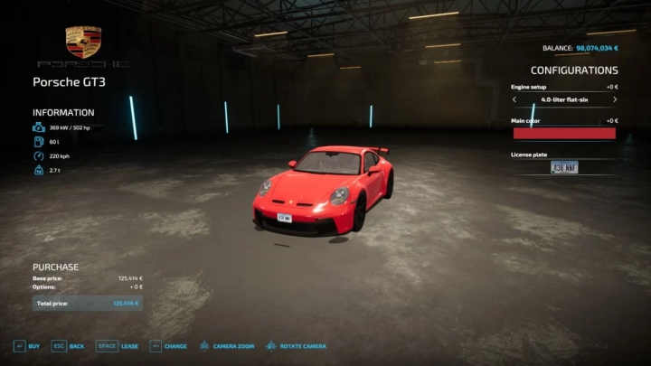 Image: Porsche Carrera GT3 v1.1.0.0