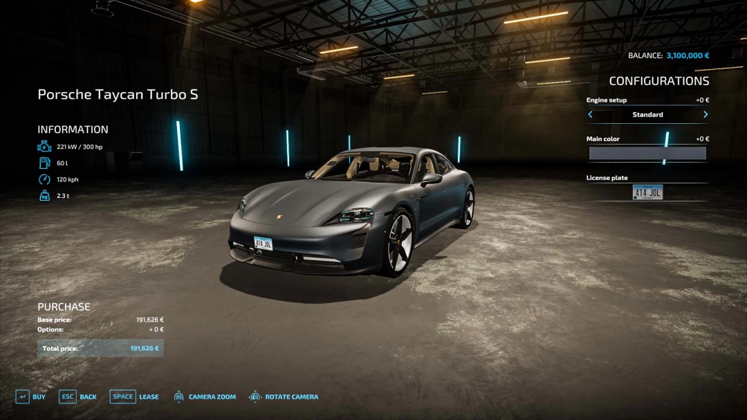 Porsche Taycan Turbo S v1.0.0.0