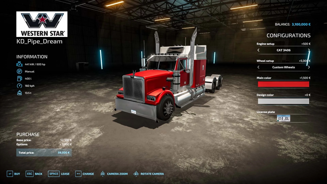 Western Star 4964 v1.0.0.0