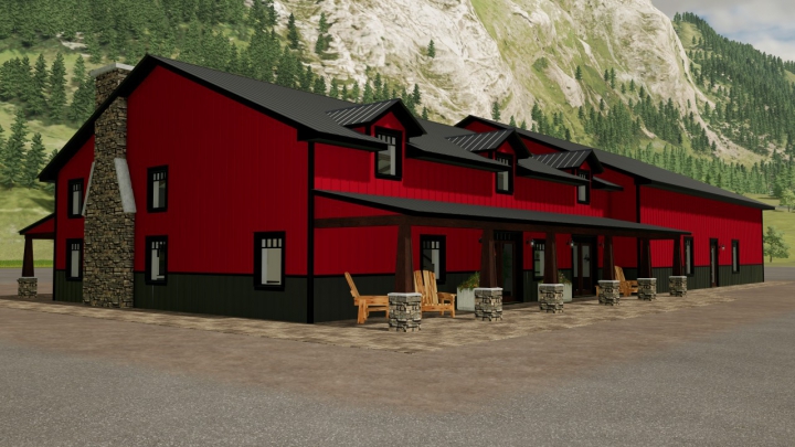 fs22-mods,  American house with workshop