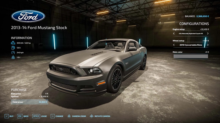 Image: Ford Mustang v1.0.0.0 2