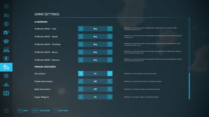 fs22-mods,  Manual Discharge v1.0.0.5