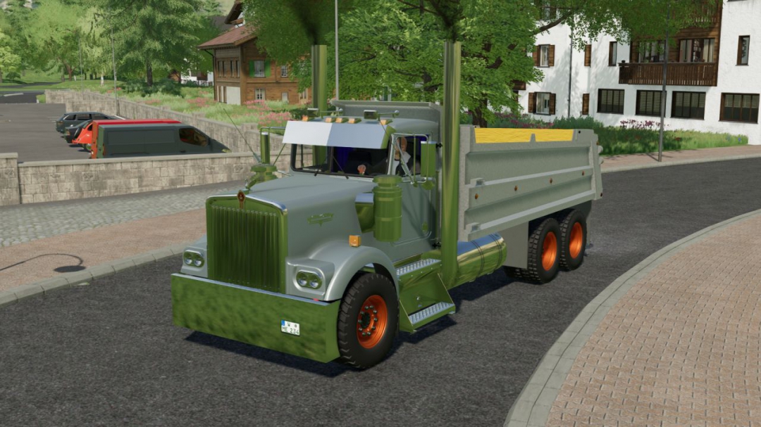 Kenworth W900 with trailer