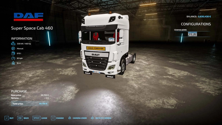 fs22-mods,  DAF XF 460 Super Space Cab v1.0.0.0