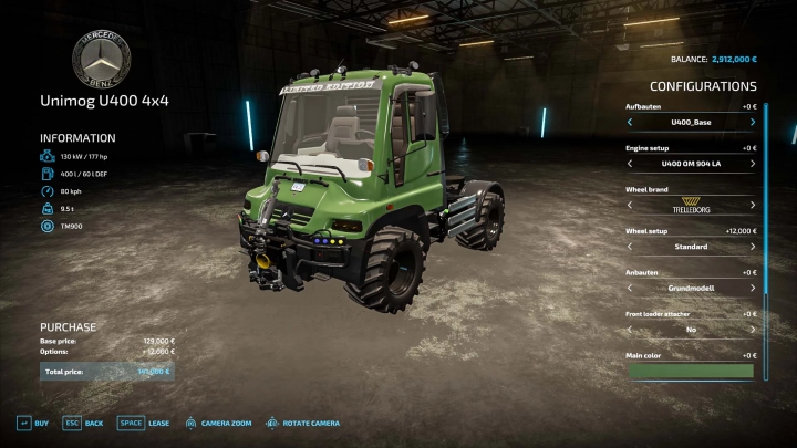 fs22-mods,  Mercedes Benz Unimog U400 v1.0.0.0