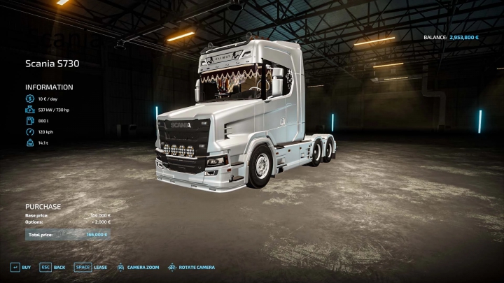 Image: Scania S730 v1.0.0.0 2